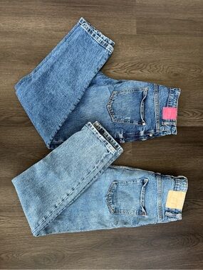 Pair of Zara Blue Washed Denim Jeans
